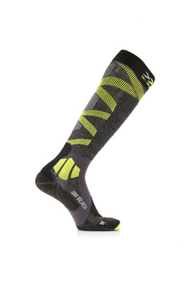 Ski Silver 4.0 35-38 calze da sci uomo X-Socks tg. I in antracite