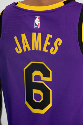 Nike Los Angeles Lakers James Lebron Herren Basketballtrikot 22/23 in lila  kaufen