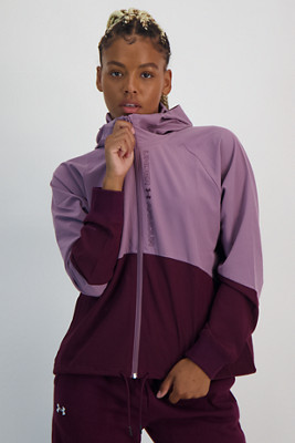 Under Armour UA Woven Damen Trainingsjacke in kaufen violett