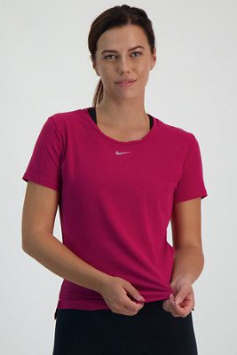 Tee-shirt femme Nike Dri-Fit One Dri-Fit Luxe - Coloris blanc ou rose