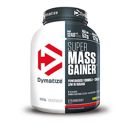 Super Mass Gainer Strawberry 2943 g Proteinpulver