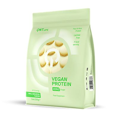 Vegan Vanilla Macaron 500 g polvere proteica