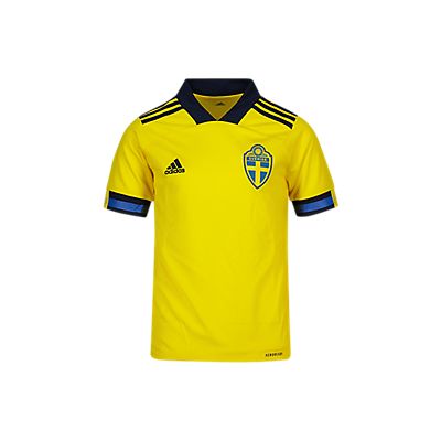 Image of Schweden Home Replica Kinder Fussballtrikot