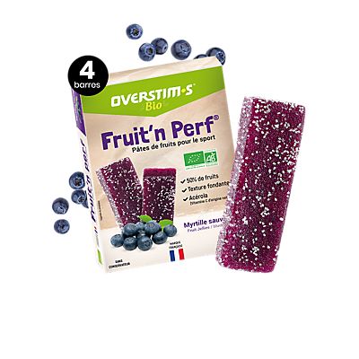 Pâtes de Fruits Heidelbeeren 4 x 25 g barretta per lo sport