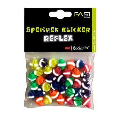 36-Pack Klicker Speichenreflektor