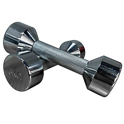 Image of Chrom 2 x 3 kg Hantel Set