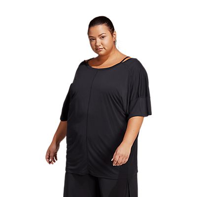 Image of Yoga Studio Oversized Plus Size Damen T-Shirt