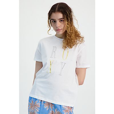 Sparkle Evening Space Letter Damen T-Shirt