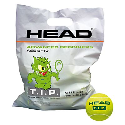 72-Pack T.I.P. Green Tennisball