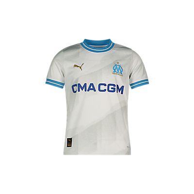 Image of Olympique Marseille Home Replica Kinder Fussballtrikot 23/24