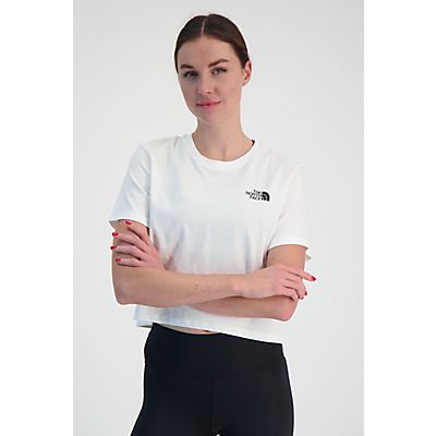 Simple Dome Cropped Damen T-Shirt