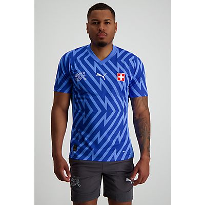 Suisse Replica maillot de gardien hommes EURO 2024 bleu