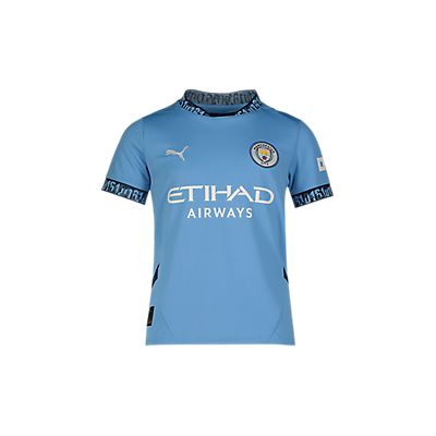 Image of Manchester City Home Replica Kinder Fussballtrikot 24/25