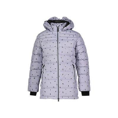 Quilt Long Allover Print Mädchen Wintermantel