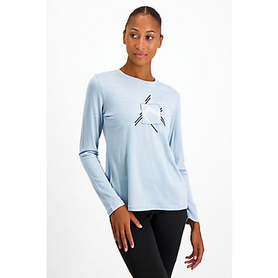 185 Merino MTN Cutout Damen Longsleeve