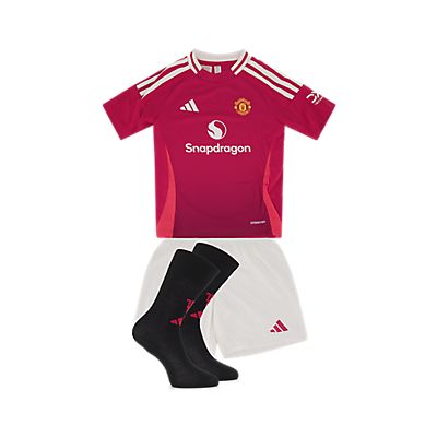 Manchester United Home Replica Mini Kinder Fussballset 24/25