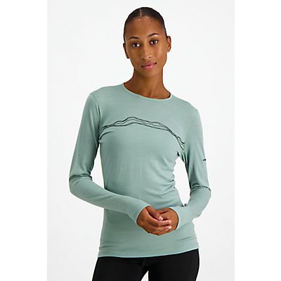 Merino 200 Oasis Mountain Pulse Damen Thermo Longsleeve