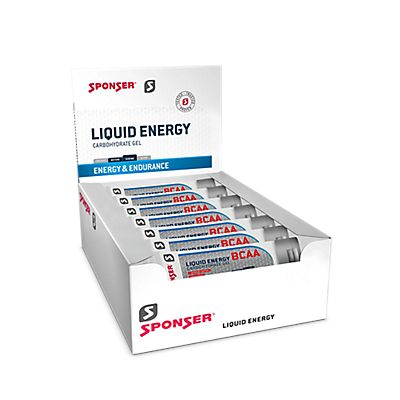 Liquid Energy BCAA Strawberry Banan 18 x 70 g gel énergétique