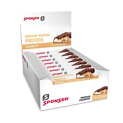 Image of Protein Crunchy Cookies & Cream 15 x 50 g Sportriegel
