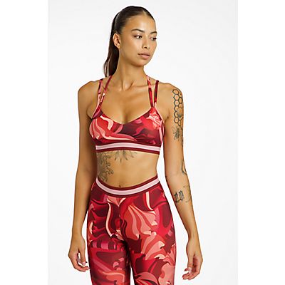 Floral Ribbon Strappy Low Damen Sport-BH