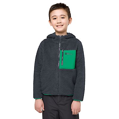 Ice Curl Hood Kinder Midlayer