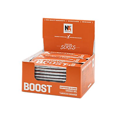 NA® BOOST Carb & Caffeine Tarocco Orange 30 x 37.5 g Energy Gel