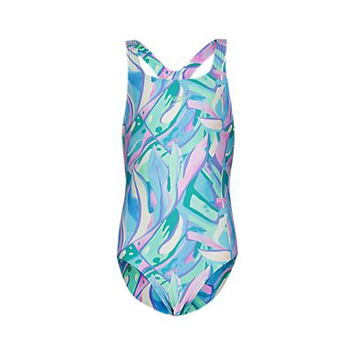 Printed Medalist Mädchen Badeanzug