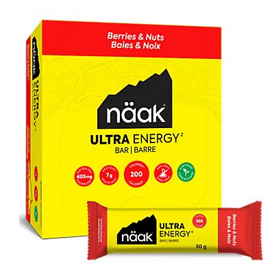 Ultra Energy™ Berries & Nuts 12 x 50 g barretta per lo sport