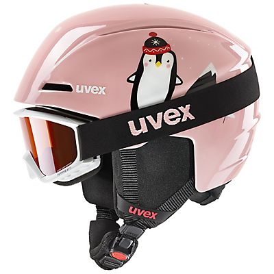 viti Kinder Skihelm + Brille
