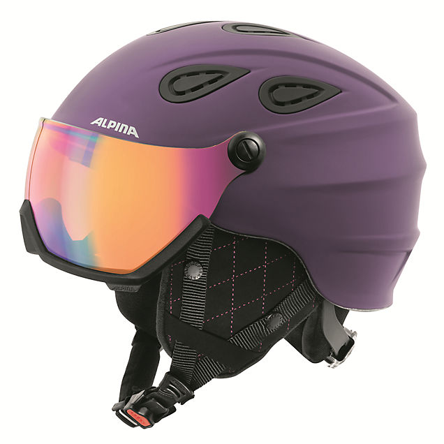 Grap Visor HM Damen Skihelm in lila Alpina online kaufen