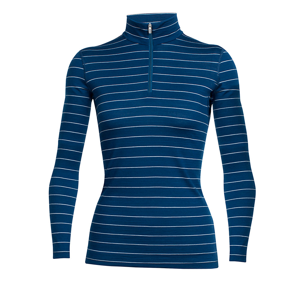 Icebreaker 200 Oasis Snow sous-v/êtements Fonctionnels /à Manches Longues pour Femme