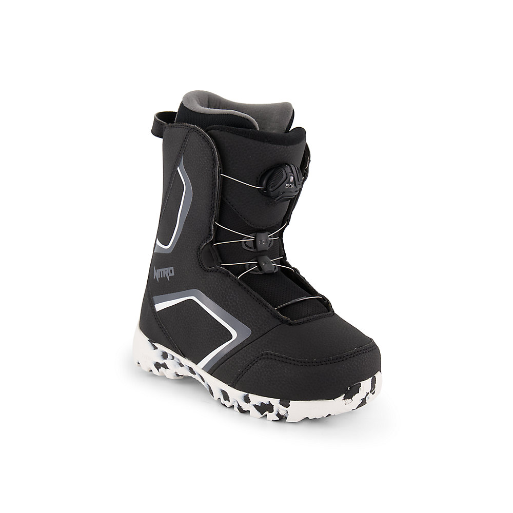 Compra Droid Boa® scarpe da snowboard bambino Nitro in nero-grigio