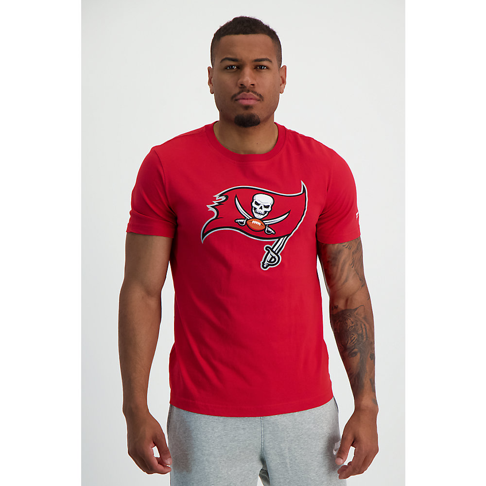 Official New Era Tampa Bay Buccaneers Logo Black T-Shirt 095_B98 095_B98