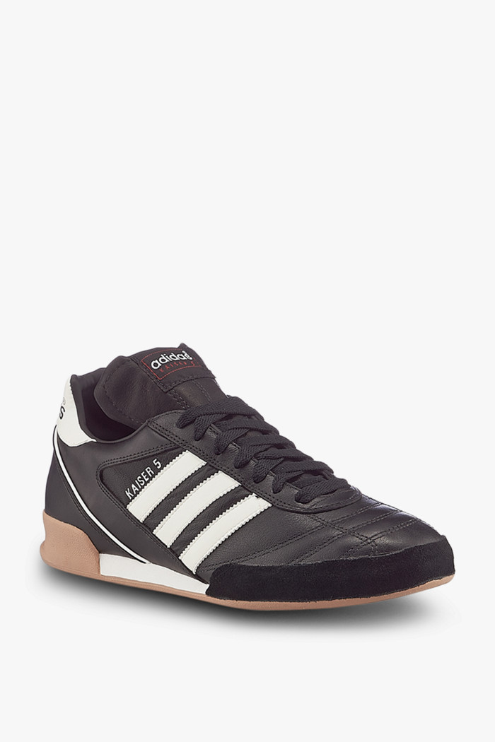 Adidas Kaiser 5 Goal Hallen Fussballschuhe black running white Adidas Kaiser 5 Goal Hallen Fussballschuhe black running white