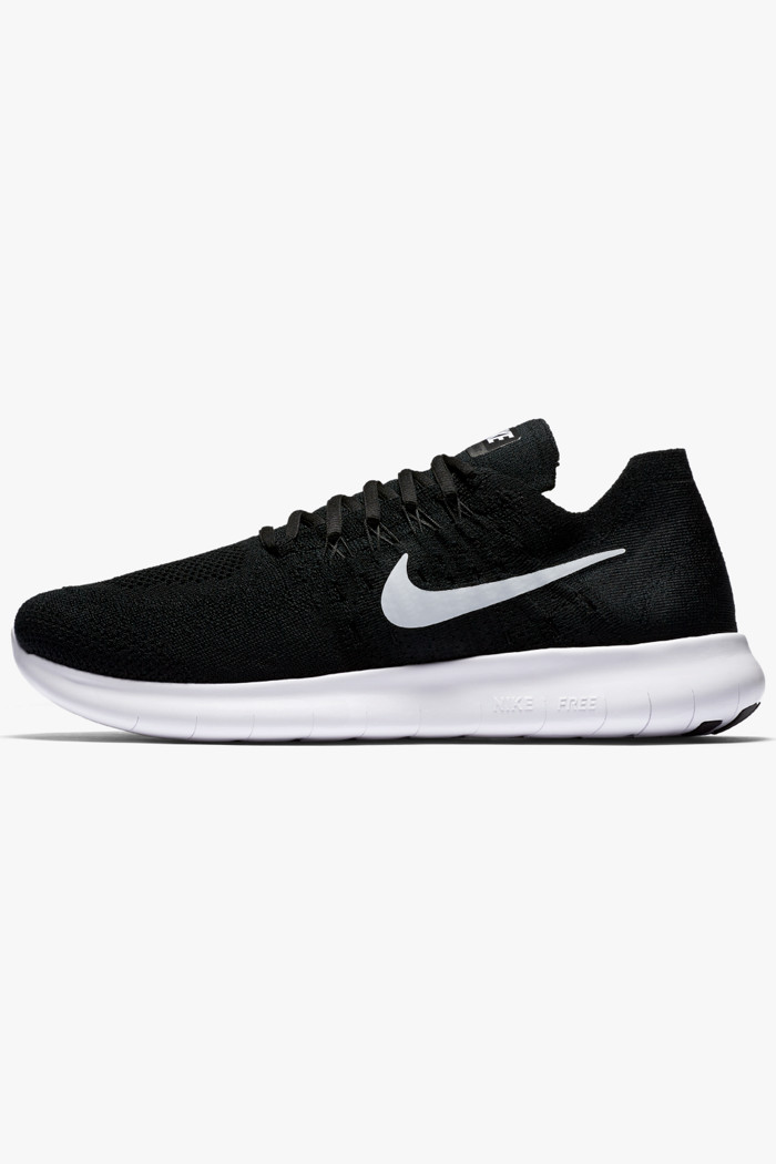 Free Run Flyknit Damen Laufschuh in schwarz weiß Nike Free Run Flyknit Damen Laufschuh in schwarz weiß Nike
