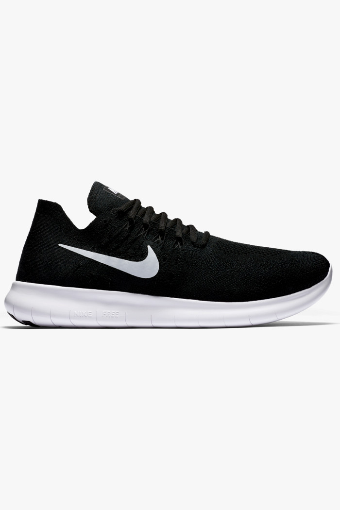 Free Run Flyknit Damen Laufschuh in schwarz weiß Nike Nike Free Run Flyknit Laufschuhe Damen SchwarzWeiß Nike