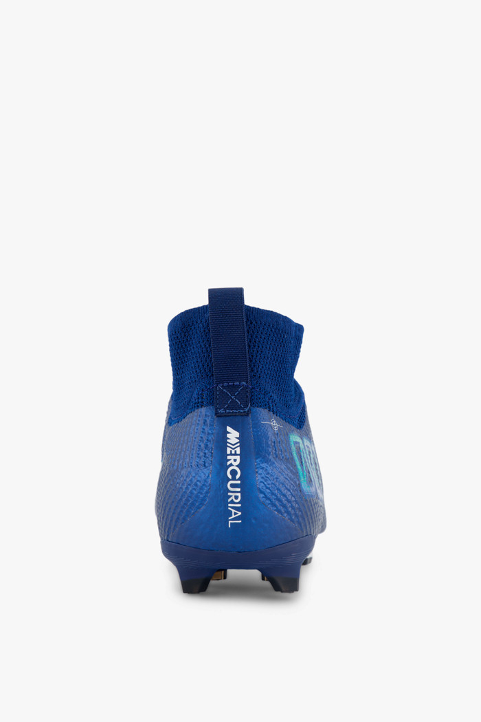 Nike Superfly 7 Elite MDS Firm Ground Boots Blue White.