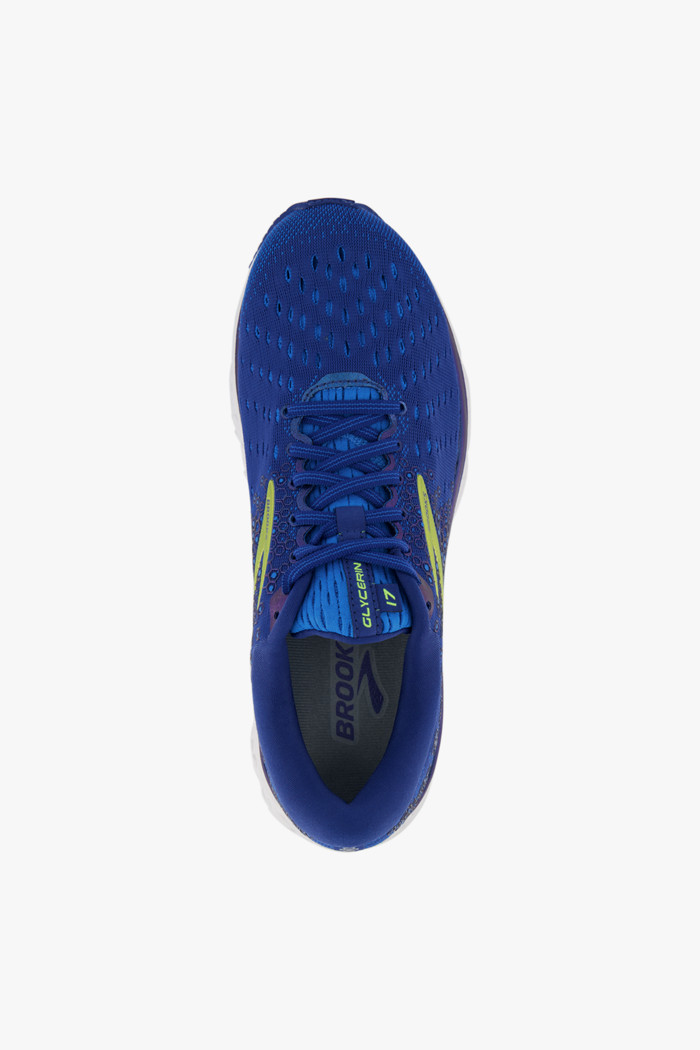 brooks glycerin 17 uomo blu