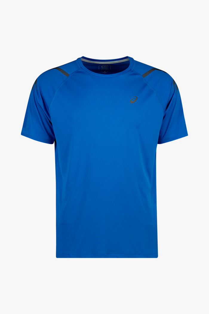 asics t shirt bleu