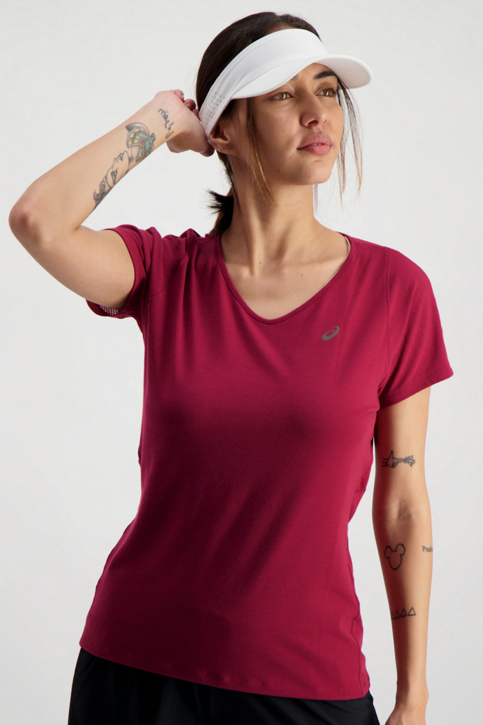 asics t shirt marron