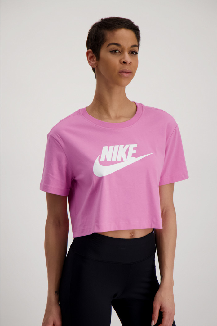 tee shirt nike rose femme