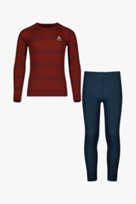 Odlo Active Warm ECO set de sous-vêtements thermiques enfants bleu/rouge