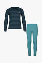 Odlo Active Warm ECO set de sous-vêtements thermiques enfants turquoise