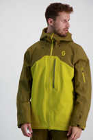 SCOTT Vertic 3L veste de ski hommes jaune/brun