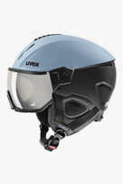 Uvex instinct visor casque de ski bleu/noir