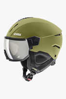 Uvex instinct visor casque de ski olive