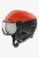 Uvex instinct visor casque de ski orange