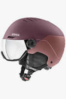 Uvex wanted visor casque de ski berry