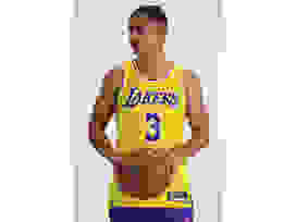 Nike Los Angeles Lakers Icon Edition Davis Anthonymaillot de basket hommes jaune