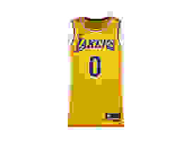 Nike Los Angeles Lakers Icon Edition Russell Westbrook maillot de basket hommes jaune